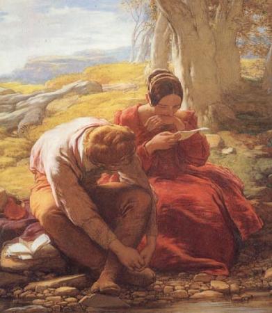Mulready, William The Sonnet china oil painting image